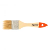 Кисть плоская Slimline 1,5" (38 мм), натуральная щетина, деревянная ручка Sparta